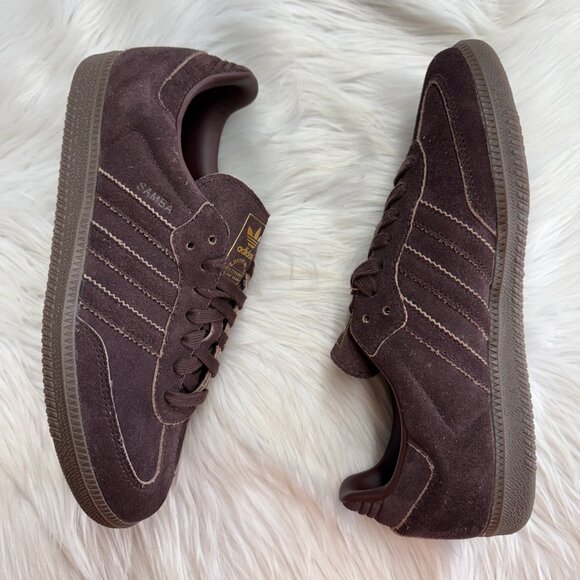 Adidas Samba OG Shadow Brown Mens Shoes JI3211 NEW Multi Sz - Picture 2 of 5